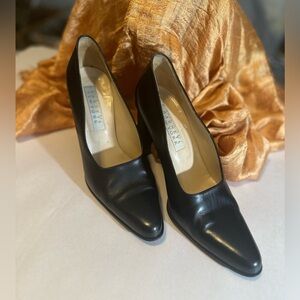 Barney’s Black Leather Pumps Size 37.5